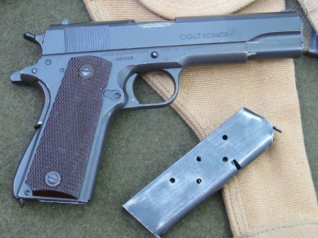 Colt 1911a1 Lend Lease To Canada 1943 Wwii 45 For Sale at GunAuction ...